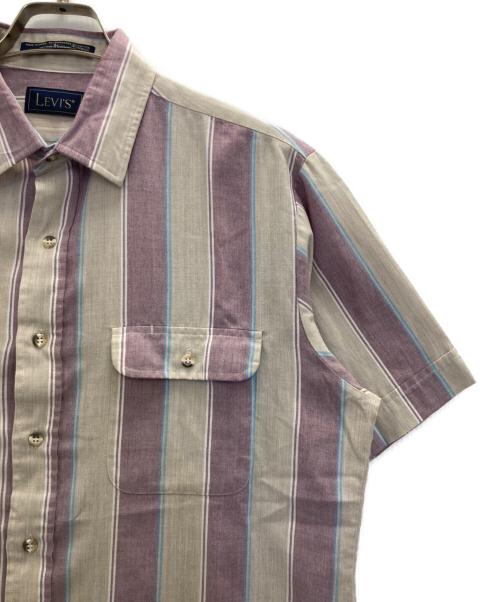 LEVI'S（リーバイス）LEVI'S (リーバイス) 半袖シャツ パープル サイズ:Ｌの古着・服飾アイテム