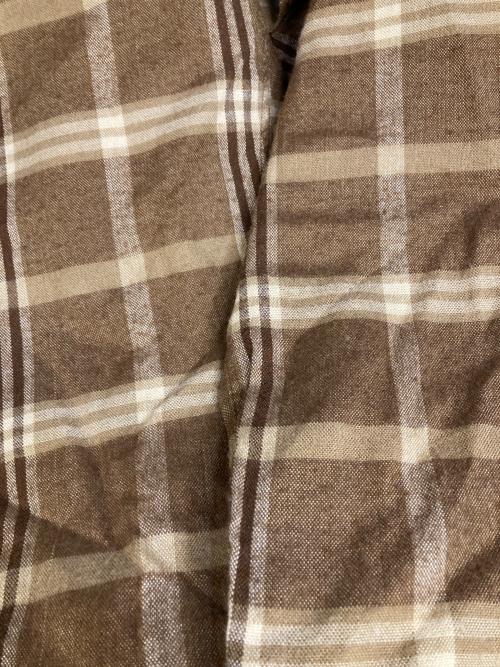 stussy（ステューシー）stussy (ステューシー) オールドチェックネルシャツ ブラウン サイズ:Lの古着・服飾アイテム
