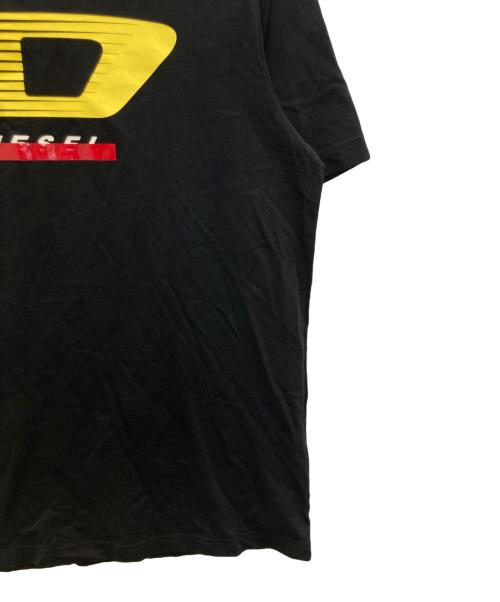 DIESEL（ディーゼル）DIESEL (ディーゼル) 半袖カットソー ブラック サイズ:Ｌの古着・服飾アイテム