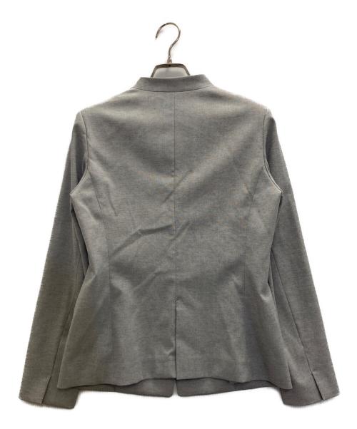 PLST（プラステ）PLST (プラステ) ノーカラージャケット グレー サイズ:Mの古着・服飾アイテム
