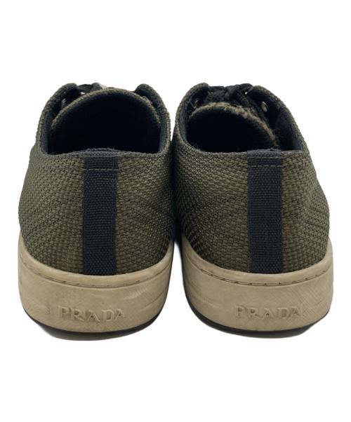 PRADA（プラダ）PRADA (プラダ) ローカットスニーカー オリーブ サイズ:36 1/2の古着・服飾アイテム