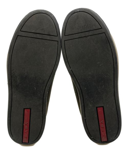 PRADA（プラダ）PRADA (プラダ) ローカットスニーカー オリーブ サイズ:36 1/2の古着・服飾アイテム