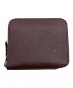 HERMESエルメス）の古着「コンパクトウォレット」｜ボルドー