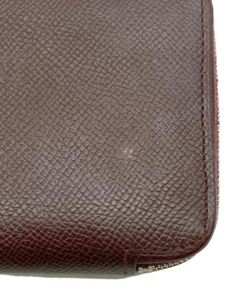 HERMES（エルメス）HERMES (エルメス) コンパクトウォレット ボルドーの古着・服飾アイテム