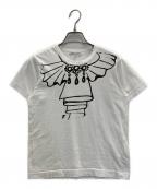 COMME des GARCONSコムデギャルソン）の古着「プリントTシャツ」｜ホワイト