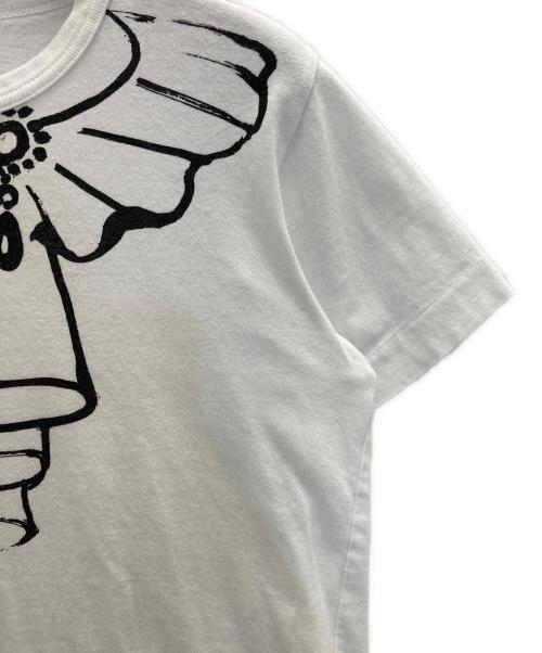 COMME des GARCONS（コムデギャルソン）COMME des GARCONS (コムデギャルソン) プリントTシャツ ホワイト サイズ:Sの古着・服飾アイテム