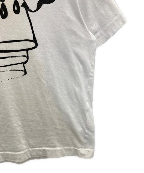 COMME des GARCONS（コムデギャルソン）COMME des GARCONS (コムデギャルソン) プリントTシャツ ホワイト サイズ:Sの古着・服飾アイテム