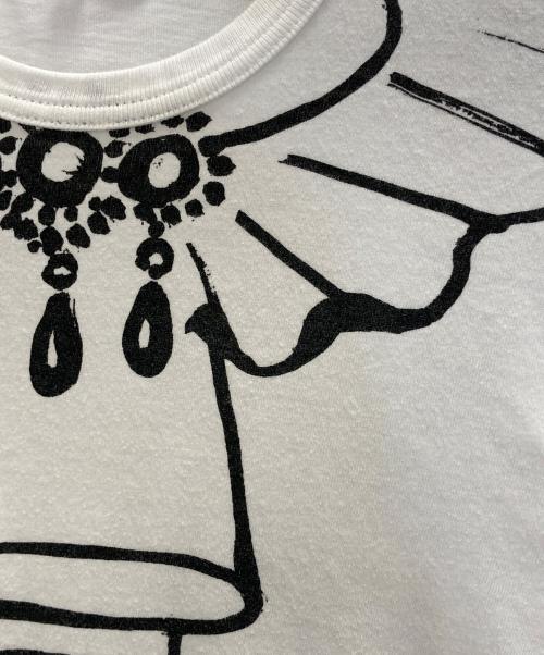 COMME des GARCONS（コムデギャルソン）COMME des GARCONS (コムデギャルソン) プリントTシャツ ホワイト サイズ:Sの古着・服飾アイテム