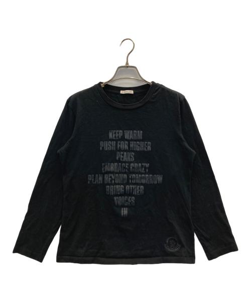 MONCLER（モンクレール）MONCLER (モンクレール) T-SHIRT GIROCOLO ブラック サイズ:XSの古着・服飾アイテム