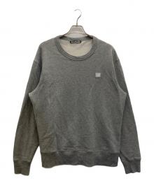 Acne studios（アクネ ストゥディオズ）の古着「フェイスパッチスウェット」｜グレー