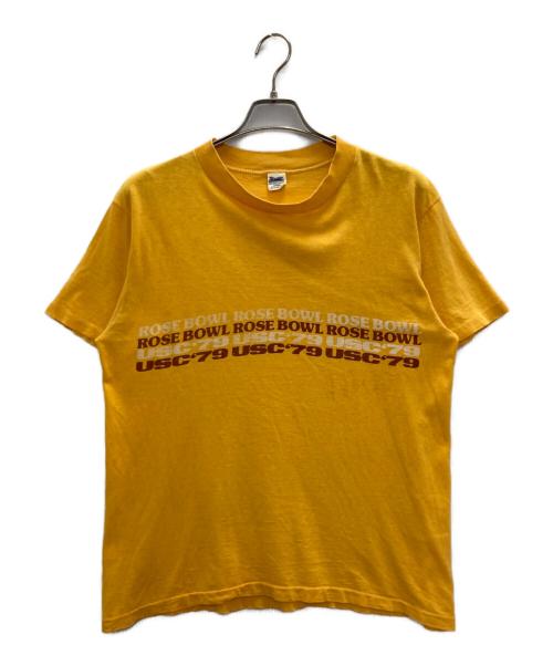 Shoreline Sportswear（ショアライン スポーツウェア）Shoreline Sportswear (ショアライン スポーツウェア) ROSE BOWL Tee イエロー サイズ:Lの古着・服飾アイテム