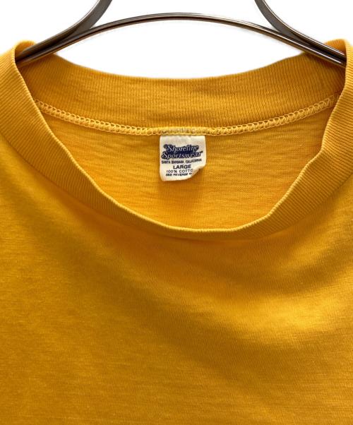 Shoreline Sportswear（ショアライン スポーツウェア）Shoreline Sportswear (ショアライン スポーツウェア) ROSE BOWL Tee イエロー サイズ:Lの古着・服飾アイテム