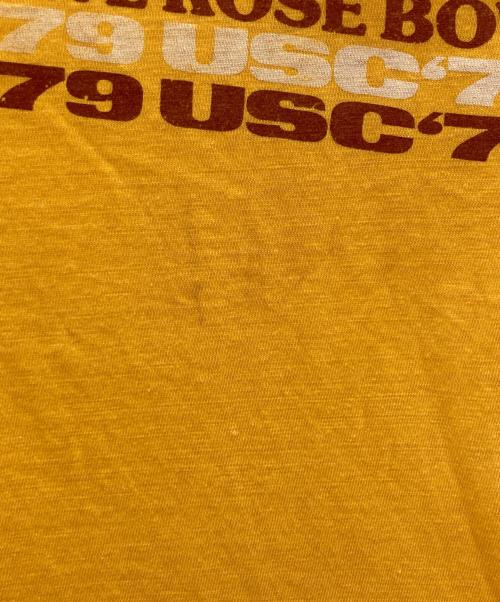 Shoreline Sportswear（ショアライン スポーツウェア）Shoreline Sportswear (ショアライン スポーツウェア) ROSE BOWL Tee イエロー サイズ:Lの古着・服飾アイテム