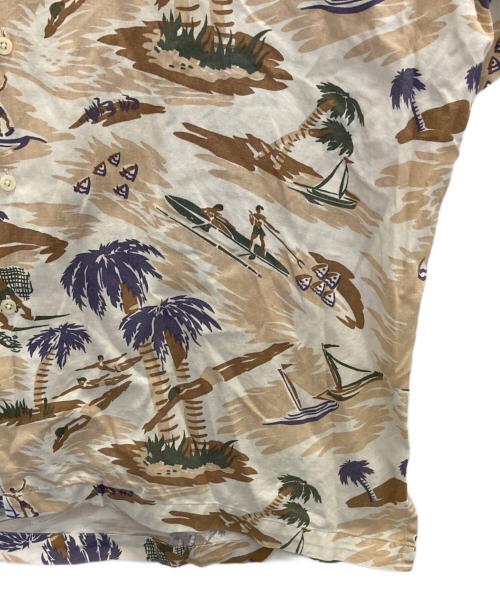 POLO RALPH LAUREN（ポロ・ラルフローレン）POLO RALPH LAUREN (ポロ・ラルフローレン) CLAYTON S/S SHIRTS ベージュ サイズ:Lの古着・服飾アイテム