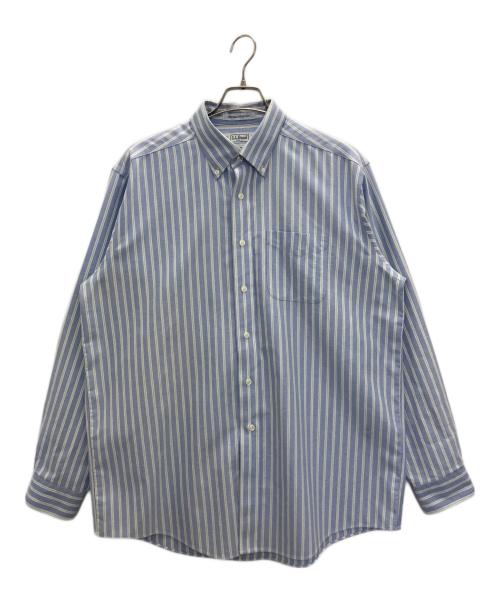 L.L.Bean（エルエルビーン）L.L.Bean (エルエルビーン) ストライプシャツ ブルー サイズ:16 1/2-35の古着・服飾アイテム