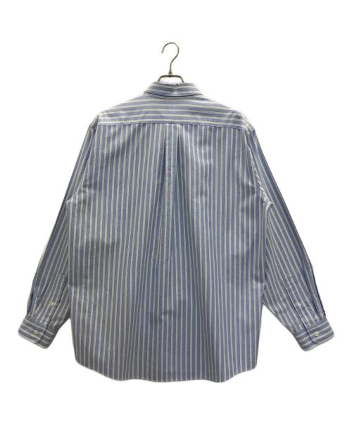 L.L.Bean（エルエルビーン）L.L.Bean (エルエルビーン) ストライプシャツ ブルー サイズ:16 1/2-35の古着・服飾アイテム