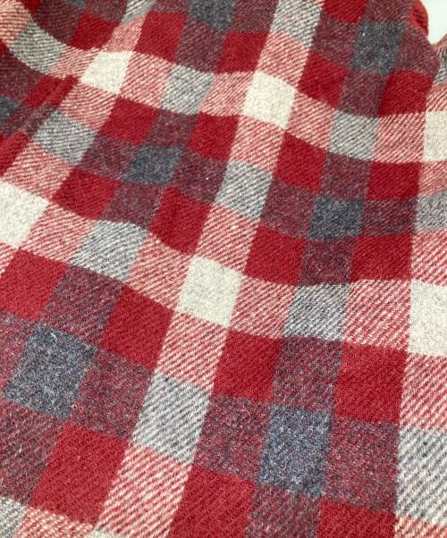 WOOLRICH（ウールリッチ）WOOLRICH (ウールリッチ) 80’sウールチェックシャツ レッド サイズ:Lの古着・服飾アイテム