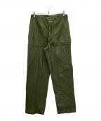 US ARMYユーエスアーミー）の古着「コットンサテンベイカーパンツ」｜グリーン