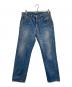 A.PRESSE（アプレッセ）の古着「Washed Denim Pants」｜ブルー