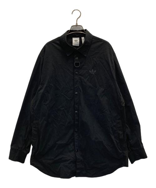 adidas（アディダス）adidas (アディダス) ナイロンシャツ ブラック サイズ:xoの古着・服飾アイテム