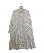 COMME des GARCONS COMME des GARCONSコムデギャルソン コムデギャルソン）の古着「シャツワンピース」｜ホワイト