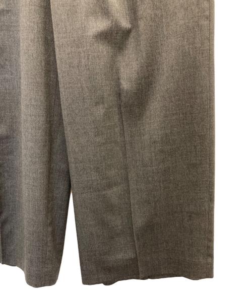 ENFOLD（エンフォルド）ENFOLD (エンフォルド) ウールイージーワイドパンツ グレー サイズ:38の古着・服飾アイテム