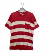 JOHN SMEDLEY×Ron Hermanジョンスメドレー×ロンハーマン）の古着「ボーダーTシャツ」｜レッド