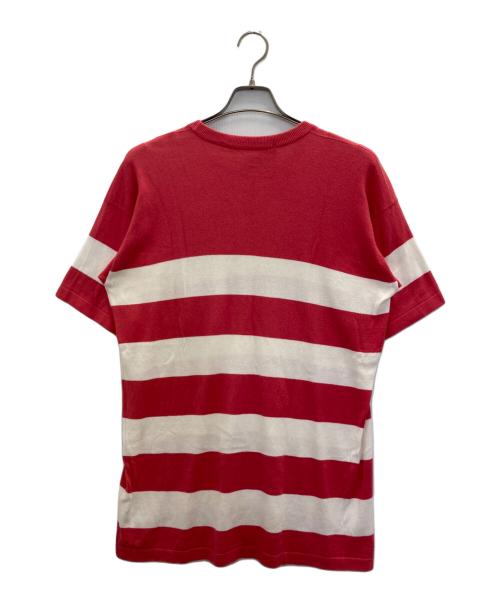 JOHN SMEDLEY（ジョンスメドレー）JOHN SMEDLEY (ジョンスメドレー) Ron Herman (ロンハーマン) ボーダーTシャツ レッド サイズ:SIZE Lの古着・服飾アイテム