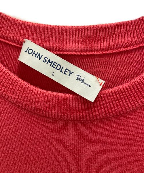 JOHN SMEDLEY（ジョンスメドレー）JOHN SMEDLEY (ジョンスメドレー) Ron Herman (ロンハーマン) ボーダーTシャツ レッド サイズ:SIZE Lの古着・服飾アイテム