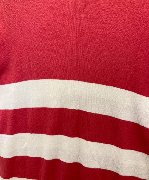 JOHN SMEDLEY（ジョンスメドレー）JOHN SMEDLEY (ジョンスメドレー) Ron Herman (ロンハーマン) ボーダーTシャツ レッド サイズ:SIZE Lの古着・服飾アイテム