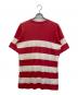 JOHN SMEDLEY (ジョンスメドレー) Ron Herman (ロンハーマン) ボーダーTシャツ レッド サイズ:SIZE L：4000円