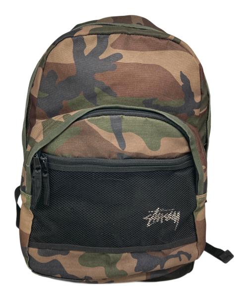 stussy（ステューシー）stussy (ステューシー) バックパック オリーブの古着・服飾アイテム
