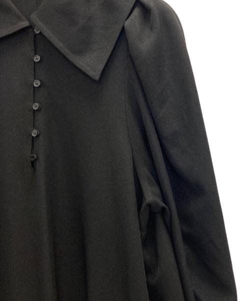 STYLE MIXER（スタイルミキサー）STYLE MIXER (スタイルミキサー) ビッグカラーフレアワンピース ブラック サイズ:SIZE Mの古着・服飾アイテム