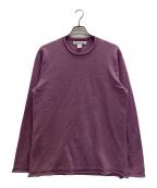 COMME des GARCONS SHIRTコムデギャルソンシャツ）の古着「ウールロールネックニット」｜パープル