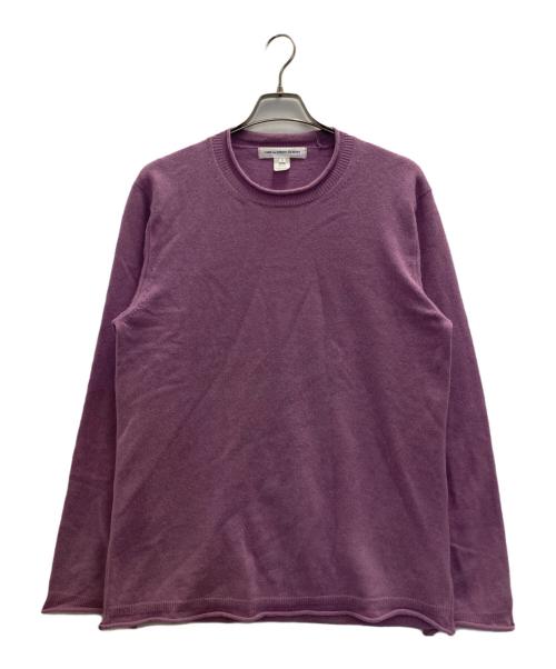 COMME des GARCONS SHIRT（コムデギャルソンシャツ）COMME des GARCONS SHIRT (コムデギャルソンシャツ) ウールロールネックニット パープル サイズ:Ｌの古着・服飾アイテム