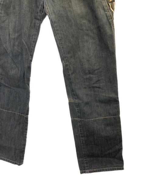 PPFM（ピーピーエフエム）PPFM (ピーピーエフエム) ギミックデニムパンツ インディゴ サイズ:不明の古着・服飾アイテム