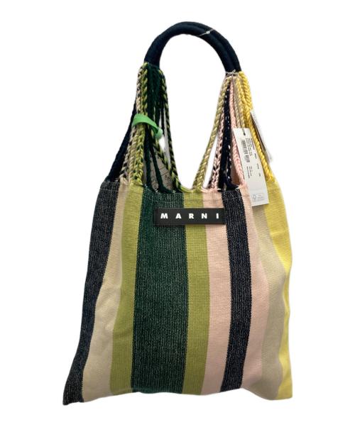 MARNI（マルニ）MARNI (マルニ) FLOWER CAFE HAMMOCK BAG グリーン×イエローの古着・服飾アイテム
