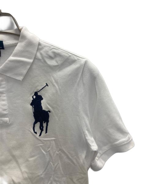 POLO RALPH LAUREN（ポロ・ラルフローレン）POLO RALPH LAUREN (ポロ・ラルフローレン) ビッグポニーポロシャツ ホワイト サイズ:SIZE Lの古着・服飾アイテム