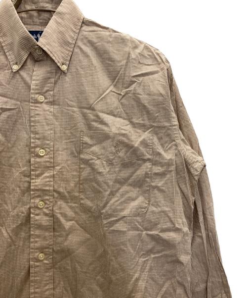 RALPH LAUREN（ラルフローレン）RALPH LAUREN (ラルフローレン) チェックシャツ ベージュ サイズ:Sの古着・服飾アイテム