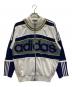 adidas（アディダス）の古着「ジップアップジャケット」｜ホワイト