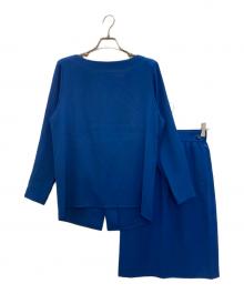 Yves Saint Laurent（イヴサンローラン）の古着「セットアップブラウス」｜ブルー