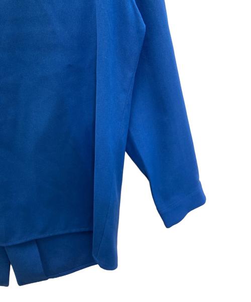 Yves Saint Laurent（イヴサンローラン）Yves Saint Laurent (イヴサンローラン) セットアップブラウス ブルー サイズ:Mの古着・服飾アイテム