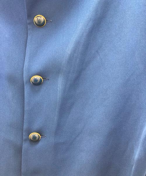 Yves Saint Laurent（イヴサンローラン）Yves Saint Laurent (イヴサンローラン) セットアップブラウス ブルー サイズ:Mの古着・服飾アイテム