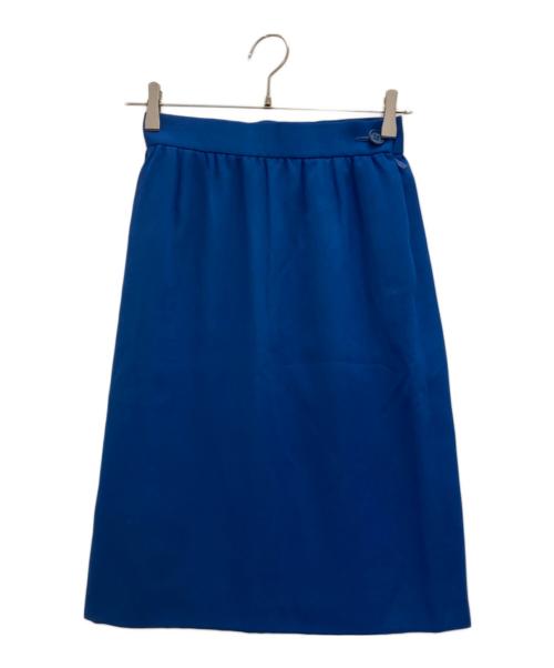 Yves Saint Laurent（イヴサンローラン）Yves Saint Laurent (イヴサンローラン) セットアップブラウス ブルー サイズ:Mの古着・服飾アイテム