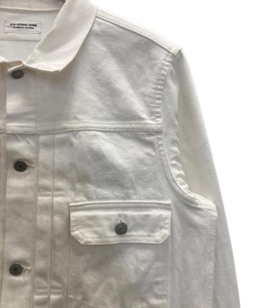 RON HERMAN DENIM（ロンハーマンデニム）RON HERMAN DENIM (ロンハーマンデニム) Denim Jacket ホワイト サイズ:Mの古着・服飾アイテム