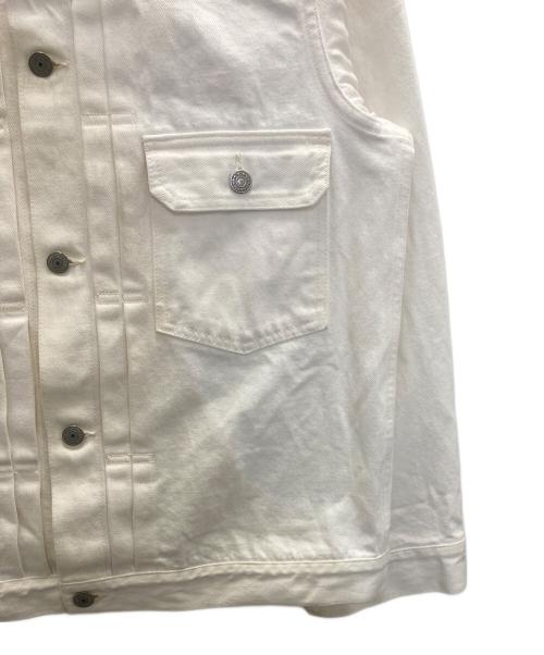 RON HERMAN DENIM（ロンハーマンデニム）RON HERMAN DENIM (ロンハーマンデニム) Denim Jacket ホワイト サイズ:Mの古着・服飾アイテム