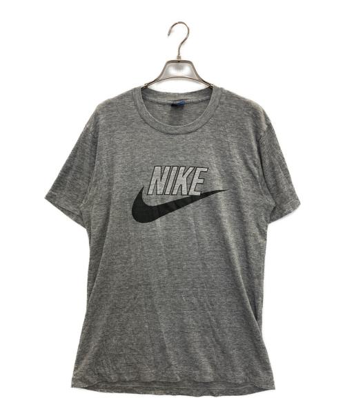 NIKE（ナイキ）NIKE (ナイキ) スウォッシュロゴ Tシャツ グレー サイズ:不明の古着・服飾アイテム