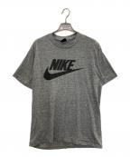 NIKEナイキ）の古着「スウォッシュロゴ Tシャツ」｜グレー