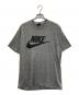 NIKE（ナイキ）の古着「スウォッシュロゴ Tシャツ」｜グレー
