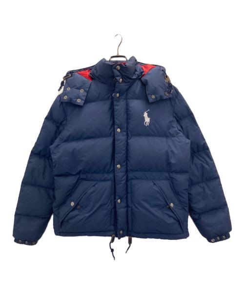 POLO RALPH LAUREN（ポロ・ラルフローレン）POLO RALPH LAUREN (ポロ・ラルフローレン) ダウンジャケット ブルー サイズ:Sの古着・服飾アイテム